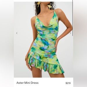 for love and lemons - aster mini dress (size M) — fits like a small. NWT!
